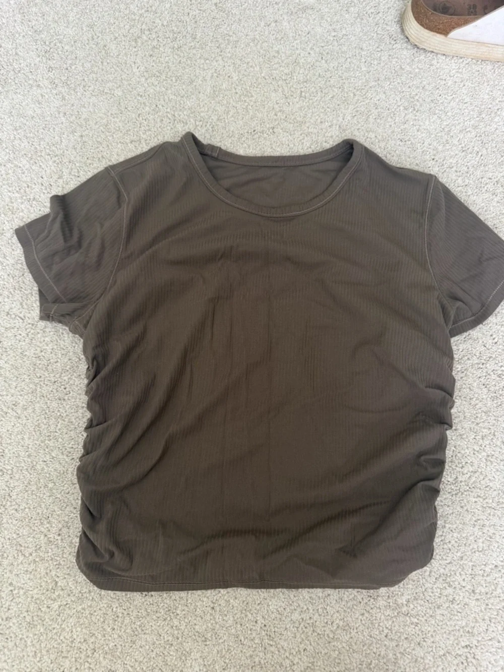 All It Takes Ribbed Nulu T-Shirt - Nomad - 8 - Picture 2 of 3
